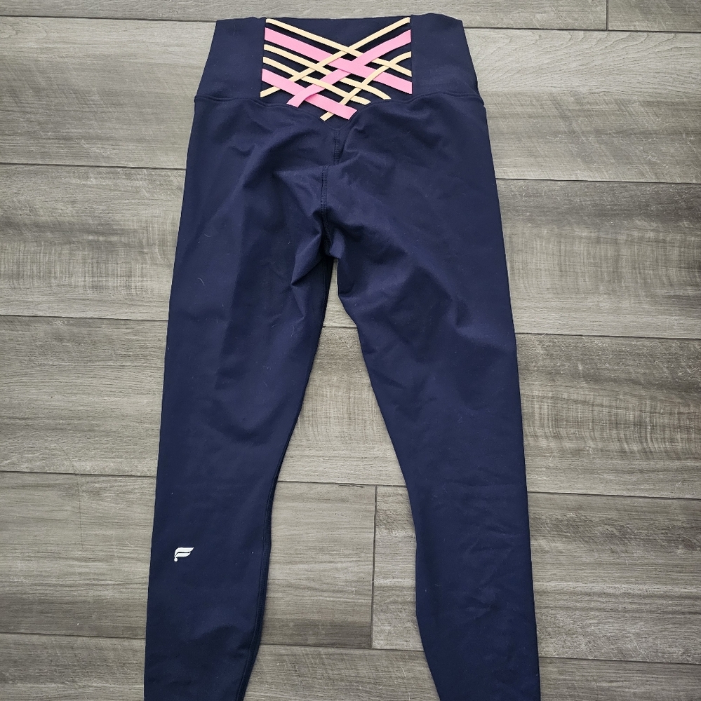 Fabletics Power Hold Leggings. Small, Navy